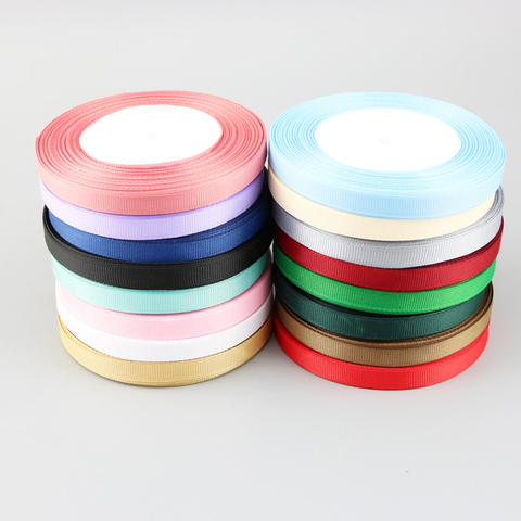 10 meters/roll) 12mm Grosgrain Ribbon Wholesale gift wrap