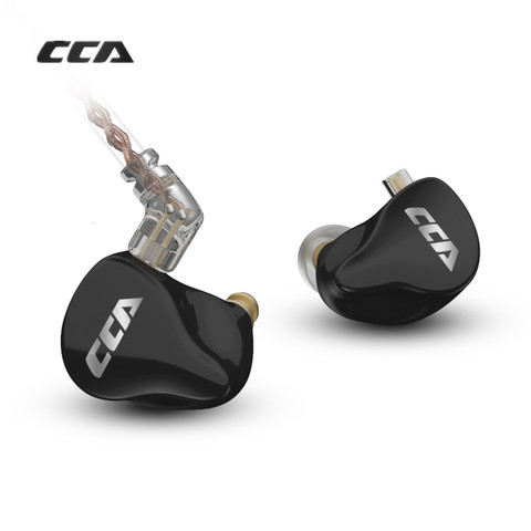 NEW CCA CA16 7BA 1DD Hybrid Drivers In Ear Earphone HIFI Monitoring Headset with 2PIN 0.75MM Cable CCA C12 C16 ZSX ZSTX VX T4 T3 ► Photo 1/6