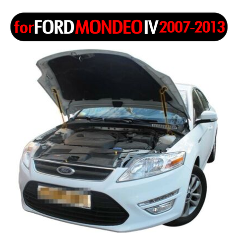 for Ford Mondeo IV 2007-2013  Front Bonnet Hood Modify Gas Struts Carbon Fiber Spring Damper Lift Support Absorber ► Photo 1/6