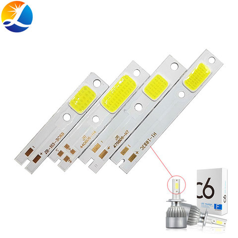 2pcs/lot C6 Car Headlight Bulb COB LED Light Source H1 H3 H4 H7 H11 9004 9005 9006 9012 880 Auto Headlamp COB Lamp Chip On Board ► Photo 1/6