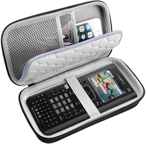 Travel Case for Texas Instruments Ti Nspire CX CAS/II/Ti-84 Plus CE Graphing Calculator, Large Capacity for Pens, Cables ► Photo 1/6