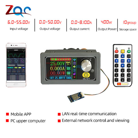 DC DC Buck Converter DC 6-55V to DC 0-50V CNC Adjustable Voltage Regulator CC CV Step Down Power Supply Module Bluetooth XY5008 ► Photo 1/1