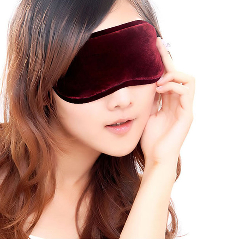 Fashionable Soft Tourmaline Eye Mask Shade Nap Cover Blindfold Travel For Good Sleeping ► Photo 1/6