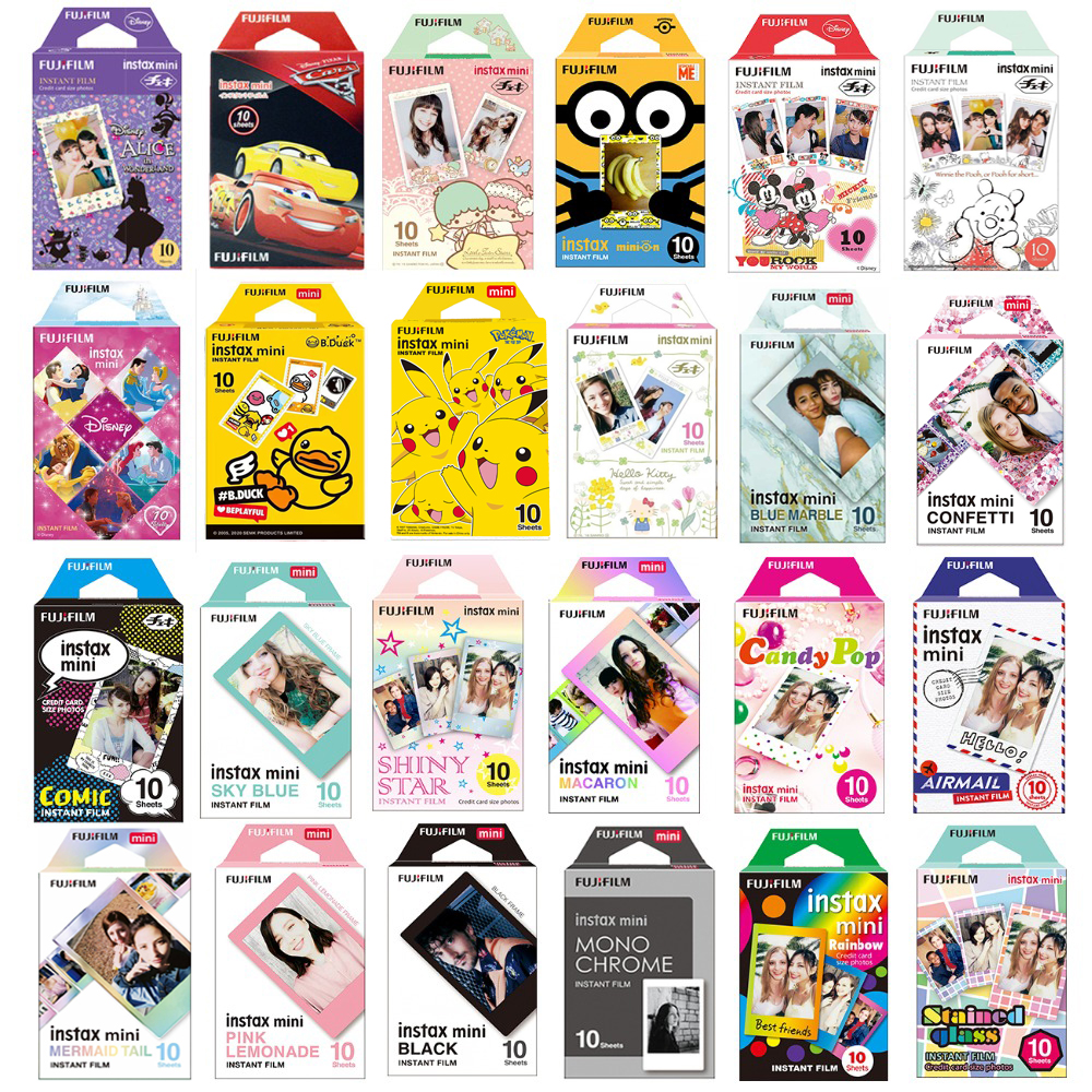180 Sheets Colorful Photo Instant Films Frame Stickers Compatible With
