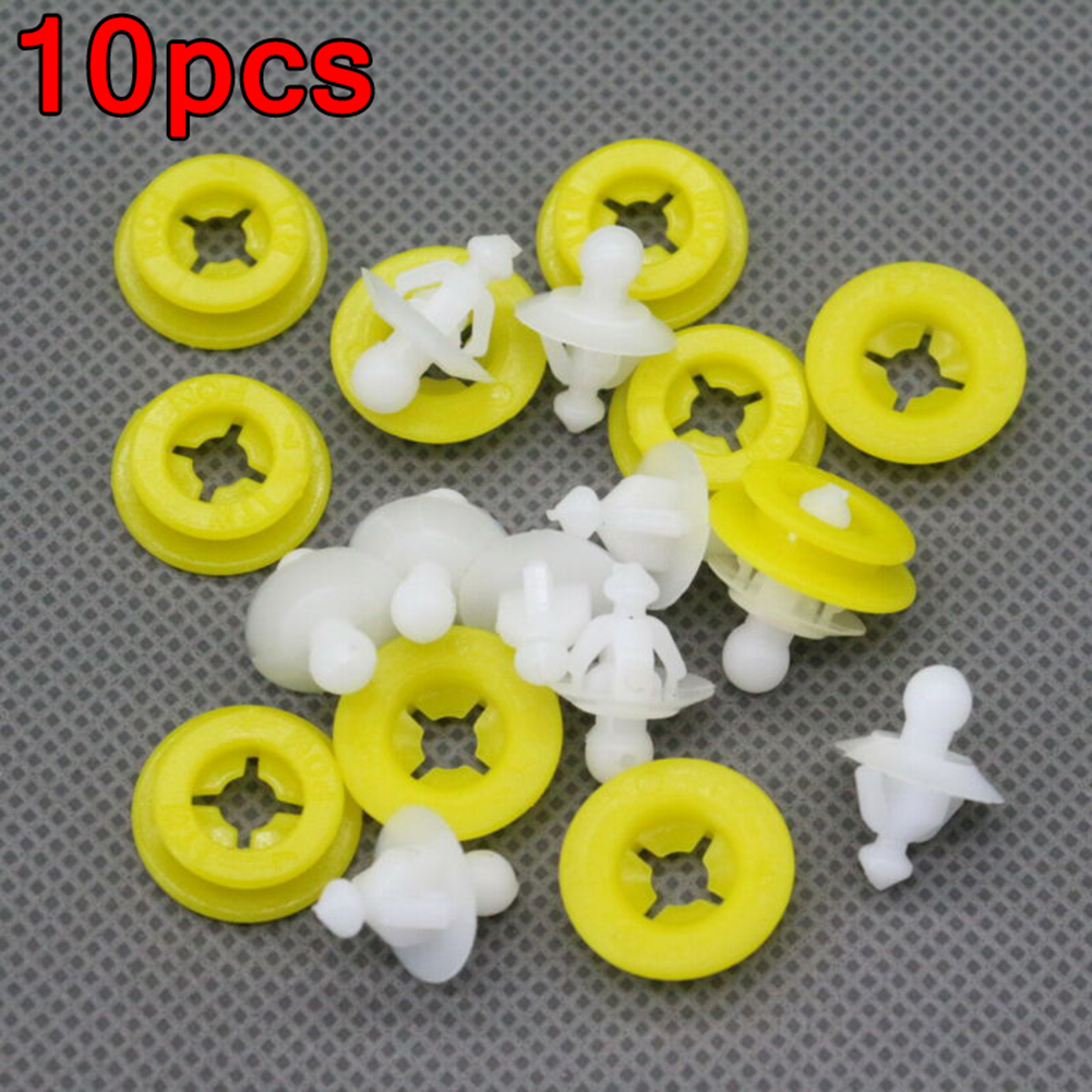 Fender Retainer Clip 30698669 For Volvo v60/xc60/sc90/V40/C30 White+Yellow Car Interior Decor Automotive Goods Car Accessories ► Photo 1/6