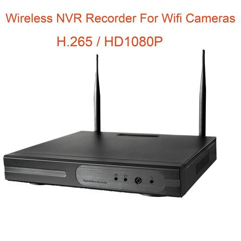 8CH H.265  HD1080P wireless NVR recorder for wirelss cctv camera system addmore wifi cctv cameras toNVR recorder NO POWER SUPPLY ► Photo 1/6