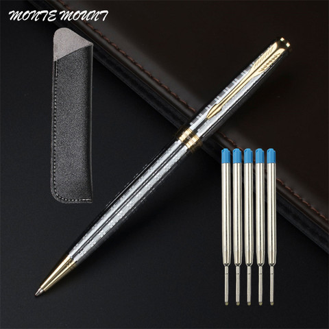 Hot Selling Nice Quality Brand Metal Roller Ballpoint Pen Office Executive Fast Writing Pen Send Gift ► Photo 1/4