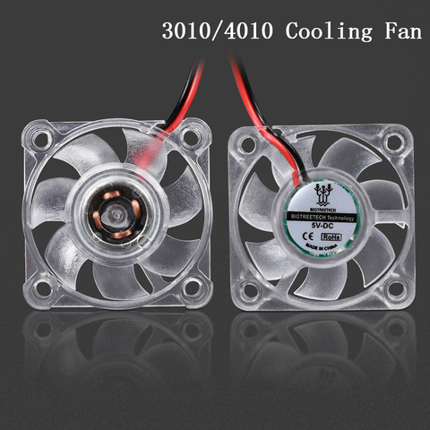Bigtreetech 3010 4010 Cooling Fan LED Fan 5V 12V Silent Luminous Hydraulic Bearing Fan Quiet Cooler heatsink 3D Printer Parts ► Photo 1/6