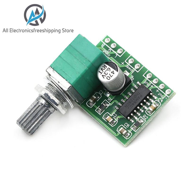 PAM8403 5V Power Audio Amplifier Board 2 Channel 3W W Volume Control / USB Power ► Photo 1/6