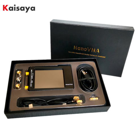 NanoVNA-H NanoVNA-H4 50KHz~1.5GHz VNA 2.8inch LCDHF VHF UHF UV Vector Network Antenna Analyzer+450MAhBattery+PlasticCase I4-003 ► Photo 1/6