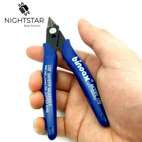 Electrical Wire Cable Cutters Cutting Side Snips Flush Pliers Nipper Anti-slip Rubber Mini Diagonal Pliers Hand Tools ► Photo 1/5