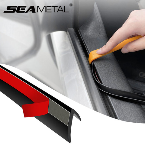 Car Window Seal Strip 4m Car Window Lift Sealing Strips Auto Rubber Side Window Filler V Shape Weatherstrip Noise Insulation ► Photo 1/6