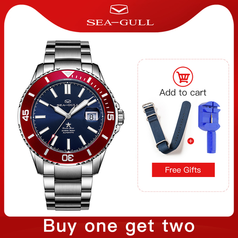 2022 New Seagull Men's Watch Ocean Star China Heart Deep Diving Luminous Automatic Mechanical Men's Watch 816.92.6113 ► Photo 1/6