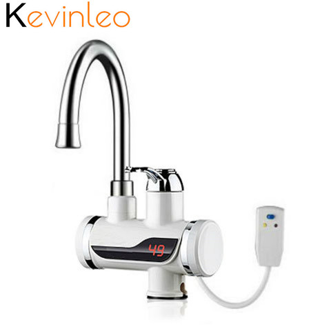 Water Heater Instant 3000W Tankless Electric Hot Water Heater Faucet Kitchen Instantaneous Heating Tap Water Heater for EU US ► Photo 1/3