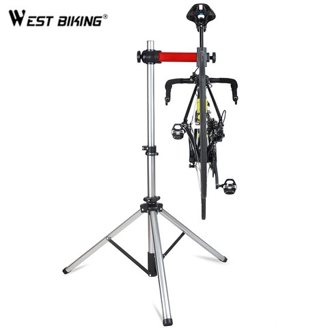 WEST BIKING Professional Bike Repair Stand Adjustable Fold Bicycle Repair Tools Bike Display Stand Aluminum Alloy Parking Racks ► Photo 1/6