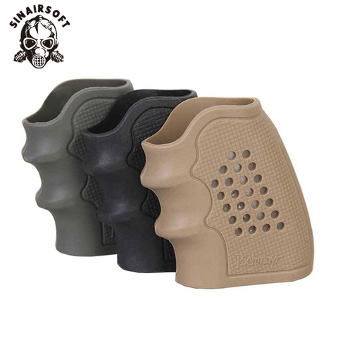 Tactical Pistol Rubber Antiskid Rubber Grip For volver Pistol Anti Slip Revolver Handgun Paintball Airsoft Hunting Accessories ► Photo 1/1