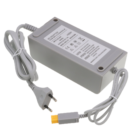 For Nintendo Wii U WiiU Game Console Host100-240V 15V 5A Home Wall Power Supply AC Charger Adapter Cable US/EU Plug High Quality ► Photo 1/4