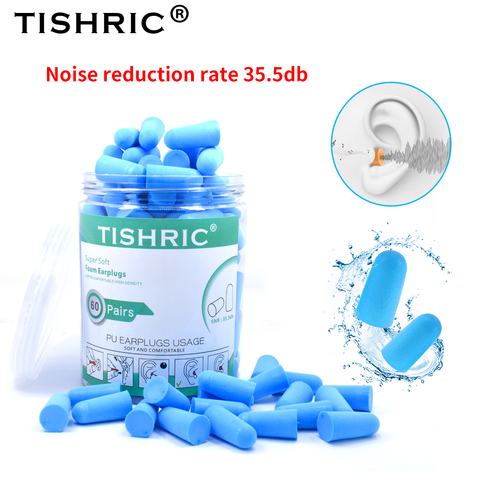 TISHRIC 35dB Sleeping Ear Plugs Noice Reduction Earplugs Sleep Soft Anti-noise Antinoise For Swimming Headphones for Sleeping ► Photo 1/6