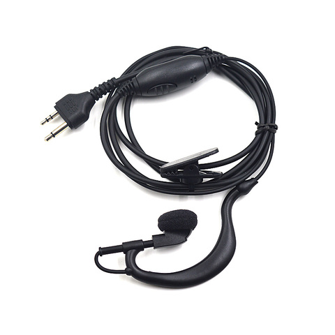 XQF 2 Pin Ear Hook Earpiece Headset Mic PTT for Midland Walkie Talkie Radio GXT650 GXT550 G5 G7 G9 GXT1000 GXT1050 Accessories ► Photo 1/6