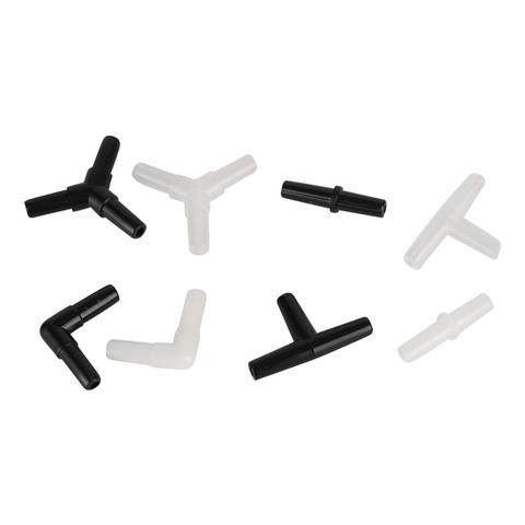 Plastic Aquarium Air Pump Line Tubing Joints Tee/Straight/Elbow/Y Shaped Air Tubing Connectors Pipe Fittings 20Pcs ► Photo 1/6