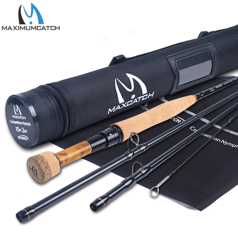 Maximumcatch Maxcatch Competition InTouch Nymph Fly Rod for Euro Nymphing Fly Fishing Rod with Cordura Tube ► Photo 1/6