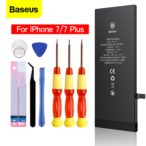 Baseus Original Mobile Phone Batteries For iPhone 7 7 Plus 7plus Battery High Capacity Bateria Replacement Battery For iPhone 7p ► Photo 1/6
