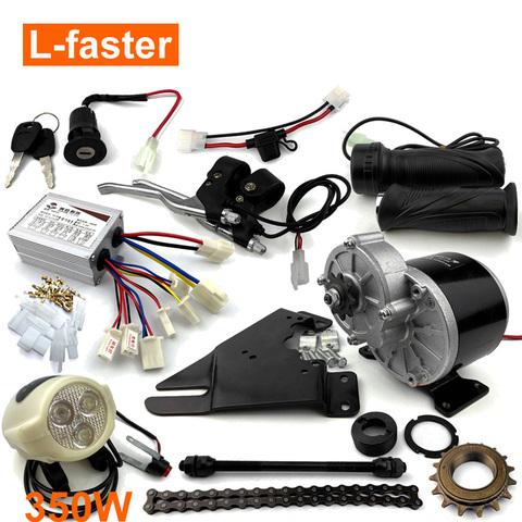 24V 36V 350W ELECTRIC MOTORIZED ELECTRIC DRIVE BIKE CONVERSION KIT E-BICYCLE KIT E-BIKE MOTOR SET HOMEMADE DIY ELECTRIC BICYCLE ► Photo 1/6