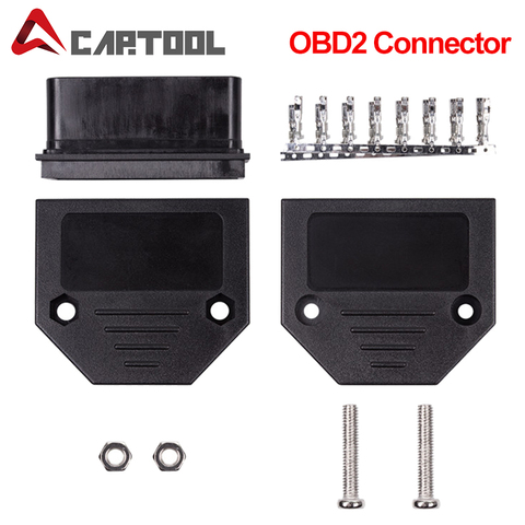 Car Diagnostic Tool J1962F OBD2 16 Pin Female Connector OBDII 16pin Connector Adaptor with Screws diagnostic-too ► Photo 1/4