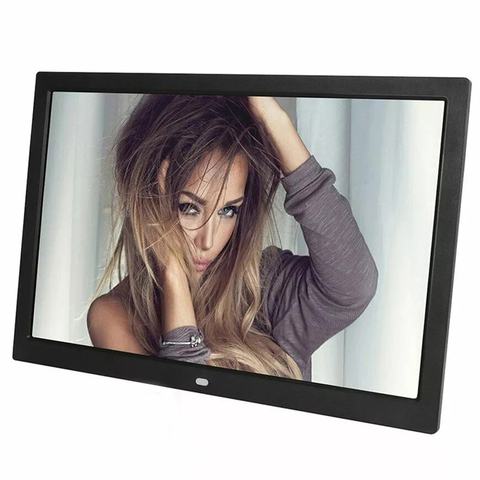 Free shipping 15 Inch 1280 x 800 / 16:9 LED Widescreen Suspensibility Digital Photo Frame with Holder& remote control ► Photo 1/6