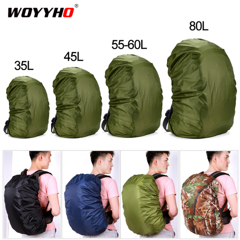 35-80L Backpack Rain Cover Outdoor Hiking Climbing Bag Cover Waterproof Rain cover For Backpack ► Photo 1/6
