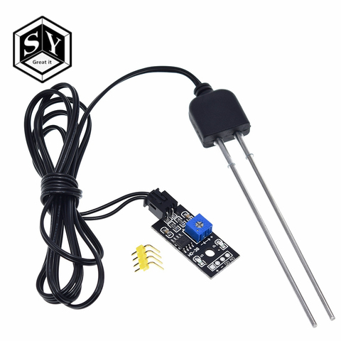 Soil Moisture Sensor and Soil Detector Module Soil Moisture Test Soil Humidity Test Corrosion Resistance Probe for Arduino ► Photo 1/6