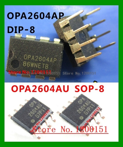 5pcs/lot OPA2604 OPA2604AP DIP-8 OPA2604AU SOP8 ► Photo 1/1