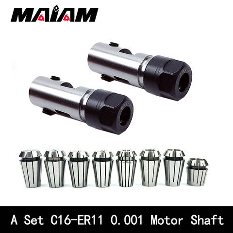 1set ER8 ER11 ER16 ER20 C12 C16 C20 C25 tool holder motor shaft post spindle 4/6/8/10/12/14 for ER tool holder Engraving machine ► Photo 1/6