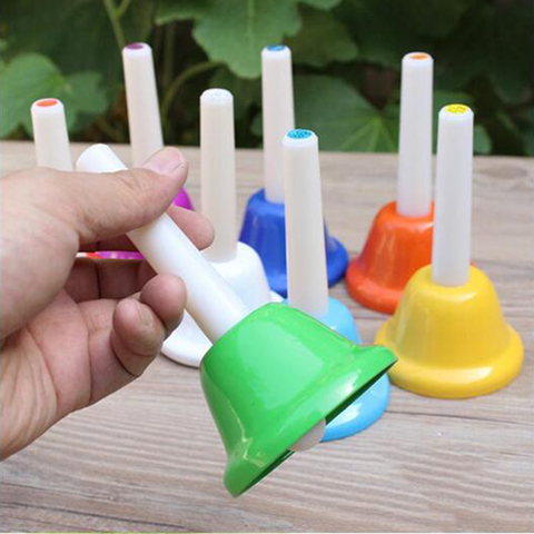 8 Note Diatonic Metal Bells Musical Percussion Toy For Kids Children ► Photo 1/6
