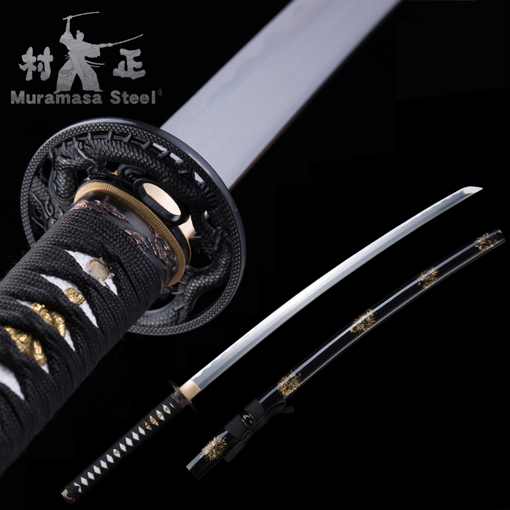 41" Hand Forged Japanese Samurai Sword kATANA Folded Steel Full Tang Blade Sharp 