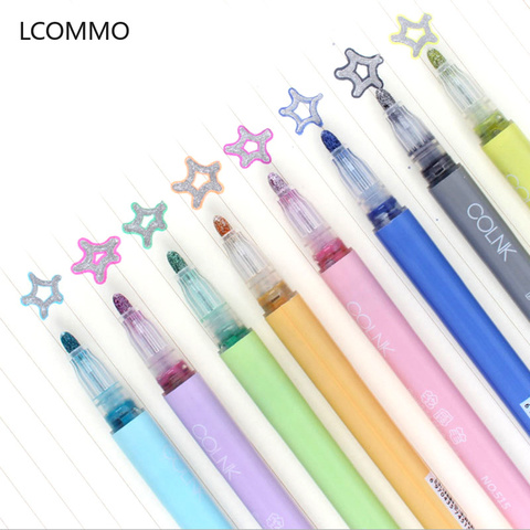 12 Pcs/set Magic Color Drawing Pen Discolored Highlighter Marker Spot Liner  Pens Scrapbooking Art Supplies Stationery School - Art Markers - AliExpress