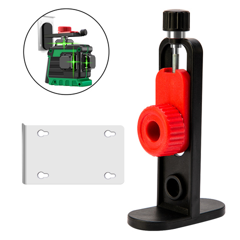 Laser Level Wall Bracket For Universal Laser Levels 1/4'' Thread Hanging Bracket Holder Strong Magnet ► Photo 1/6