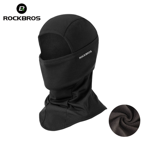 ROCKBROS Snowboard Face Mask Windproof Warm Outdoor Thermal Fleece Ski Mask Breathable Men Women Running Camping Skiing Ear Cap ► Photo 1/6