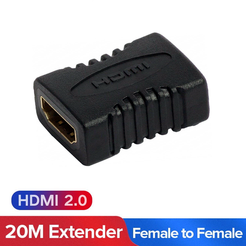 HDMI Extender Female to Female Connector 4K HDMI 2.0 Extension Converter Adapter Coupler for PS4 HDMI Cable HDMI Extender ► Photo 1/6