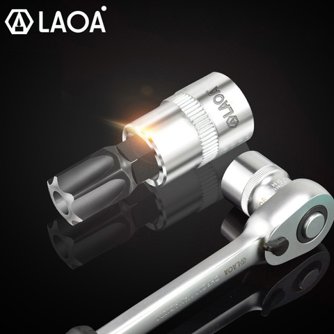 LAOA Metric 3/8 Socket Bit Philips Slotted screwdriver Hexagonal Socket torx socket head set screw wrench ► Photo 1/6