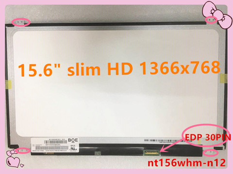 NT156WHM-N42 fit  N156BGE-EA1 EB1 EA2 EAA EB2 E31 E41 E32 E42 B156XW04 V.7 V.8 LTN156AT37 NT156WHM-N12 B156XTN04.0 LTN156AT39 ► Photo 1/6