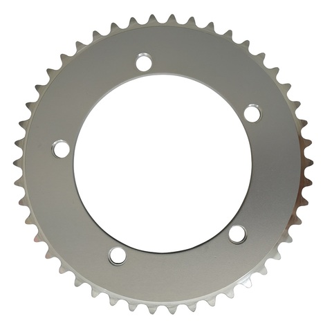 TRUYOU Fixed Gear Chain Ring 44T 46T 48T 50T 52T 53T Fixie Road Track Bike Chainwheel Single Speed 130mm BCD Chainring Silvery ► Photo 1/6