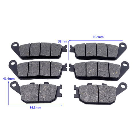 Motorcycle Front/Rear Brake Pads Kit For HONDA 599 CBR 600 F3 CB600F Hornet CB 600F CBF 600 CB750 CBF 1000 CBF1000 Moto Parts ► Photo 1/6