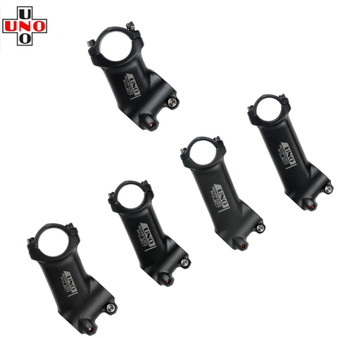 UNO new high quality aluminum alloy bike Stem ±25 degrees riser tube mountain bike road bike handlebar stem 60/70/80/90/100mm ► Photo 1/6