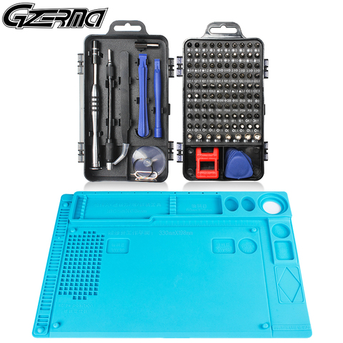 GZERMA 116 in 1 Precision Screwdriver Set With Repair Insulation Pad Professional Phone Repair Tool Kit For iPhone Xiaomi Laptop ► Photo 1/6