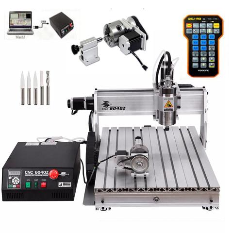 USB ! CNC machine 6040  2200W CNC router cnc milling  caving and engraving machine , cnc engraver for wood, copper,aluminum ► Photo 1/6