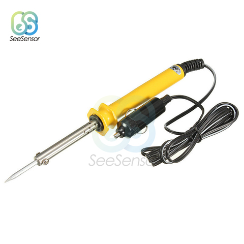 DC 12V 30W Electric Soldering Iron+Lighter Socket Plug for Auto Car Solder Repair Tools ► Photo 1/6