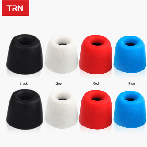 1Pairs (2pcs)  TRN earphone memory cotton earmuffs Chronic rebound earplugs PU sponge Memory sponge earphone earmuff v80 v20 v10 ► Photo 1/6