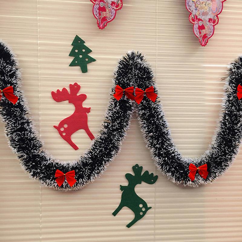 5.5m Hanging Tinsel Garland Christmas Tree Ornaments Crafting Party Decoration 