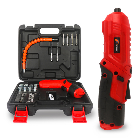 Electric Drill Set Power Cordless Screwdriver,Rechargeable Battery Driver  Kit